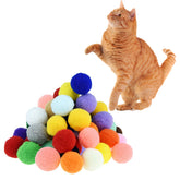 Bolas pom pom suaves de Shizhoo para gatitos, textura acolchada para mimos.