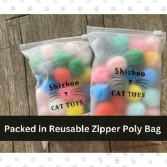 Juguete interactivo de Shizhoo para gatos con colores variados para juego diario.