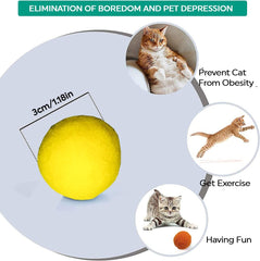 Shizhoo pom pom para entrenamiento de gatitos: fomenta la manipulación y sociabilidad