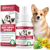 Botella Shuangjia con spray para hotspots en perros, aplicación suave