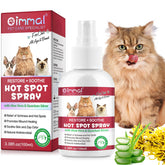 Shuangjia atomizador para zonas irritadas en gatos, envase frontal, aplicación suave para irritaciones.