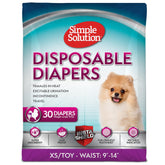 Pañales Simple Solution con ajuste seguro para perros pequeños.