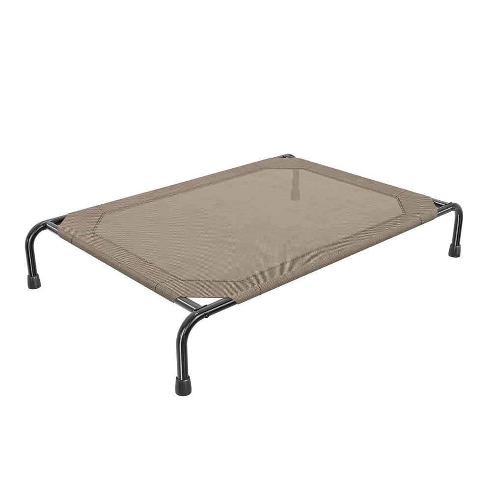 Cama Simple Trending elevada para perros grandes, vista frontal para descanso cómodo.