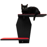 Sintuff estantes góticos para gatos con dos plataformas para trepar