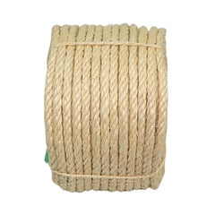 Cuerda de sisal brasileño de 50ft, ideal para proyectos pequeños y reparaciones domésticas.