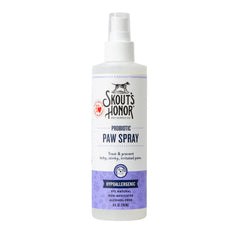 Skout's Honor Probiotic Paw Spray en botella para cuidado suave de patas caninas