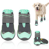 SlowTon botas para perros verde, empaque resaltado y protección general