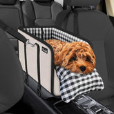 SlowTon consola para perro en coche: asiento seguro y anti-deslizante