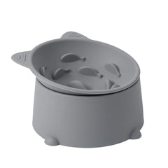 SLSON cuenco elevado para gatos con 3 alturas mejora la postura al comer.