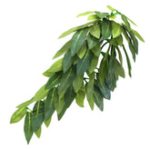SLSON planta reptil colgante con ventosa verde, decoración realista y fácil instalación en terrarios.
