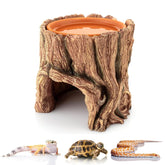 SLWHYZL refugio para reptiles con cueva de arcilla, cómodo escondite