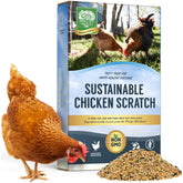 Small Pet Select scratch sostenible en bolsa de 20 lb para gallinas sanas.