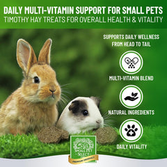 Small Pet Select Select Care: textura crujiente que recompensa saludablemente a conejos y cobayas.