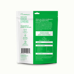 smallbatch bocado de hígado de pato para entrenamiento y refuerzo positivo.