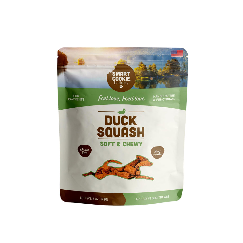 Smart Cookie bocaditos suaves de pato y calabaza para estómagos sensibles.