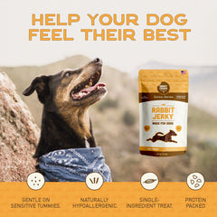 Smart Cookie tiras-deshidratadas-conejo, premio diario para perros