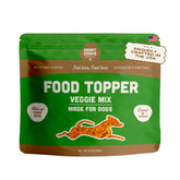 Smart Cookie Topper natural para perros, verduras frescas y sabor.