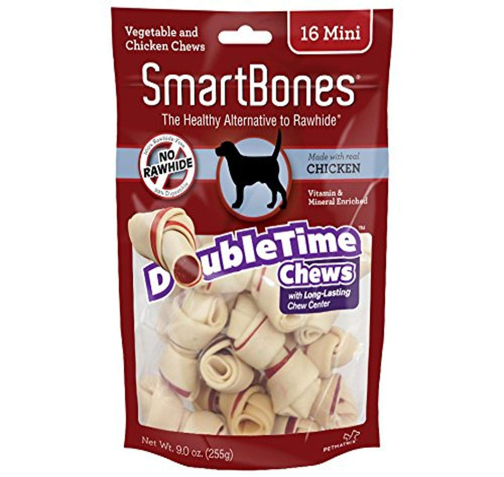 SmartBones DoubleTime mini: empaque práctico para perros