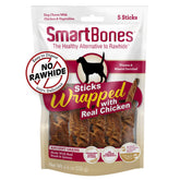 SmartBones palitos envueltos con pollo real para perros, sabor delicioso y fácil de digerir