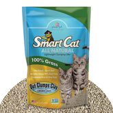 SmartCat arena natural aglomerante para gatos, uso diario limpio y fácil.