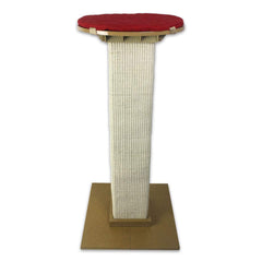 SmartCat Perch plataforma de madera duradera, soporte estable para gatos curiosos.