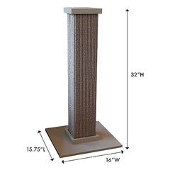 SmartCat rascador de sisal gris, superficie para ejercicio diario