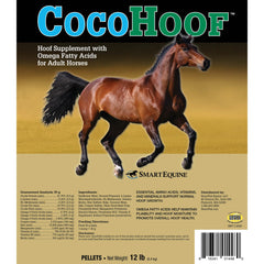 SmartEquine CocoHoof aporta minerales esenciales para cascos más resistentes.