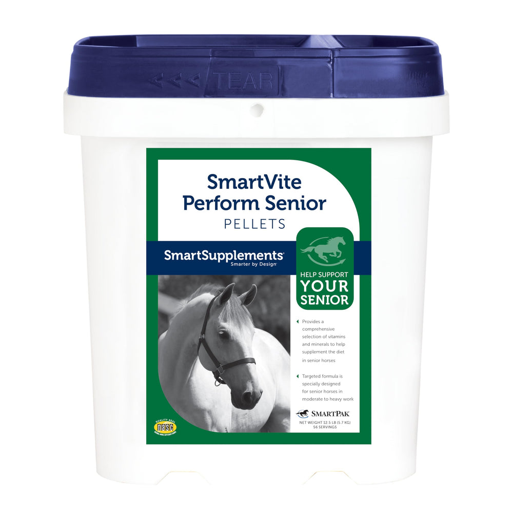 SmartEquine SmartVite Perform Senior: porciones para nutrición equilibrada de caballos mayores