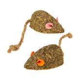 Ratón con cola de yute de SmartyKat Instincts Mouser Mayhem para juego activo