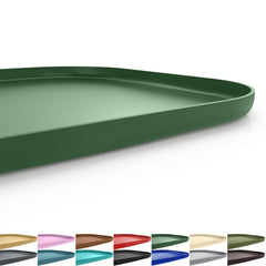 SMILOOL almohadilla para alimentos de mascotas con borde elevado ayuda a contener comida.