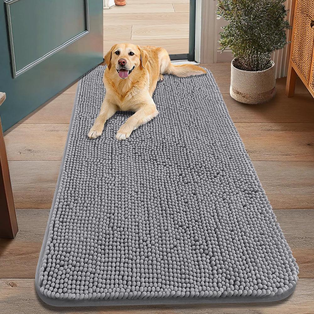 Alfombra Smiry para la entrada, mantiene los perros mojados fuera del interior y absorbe humedad.