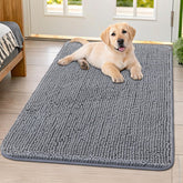 Smiry alfombrilla para perros con patas mojadas en la entrada, ayuda a secar y evitar charcos