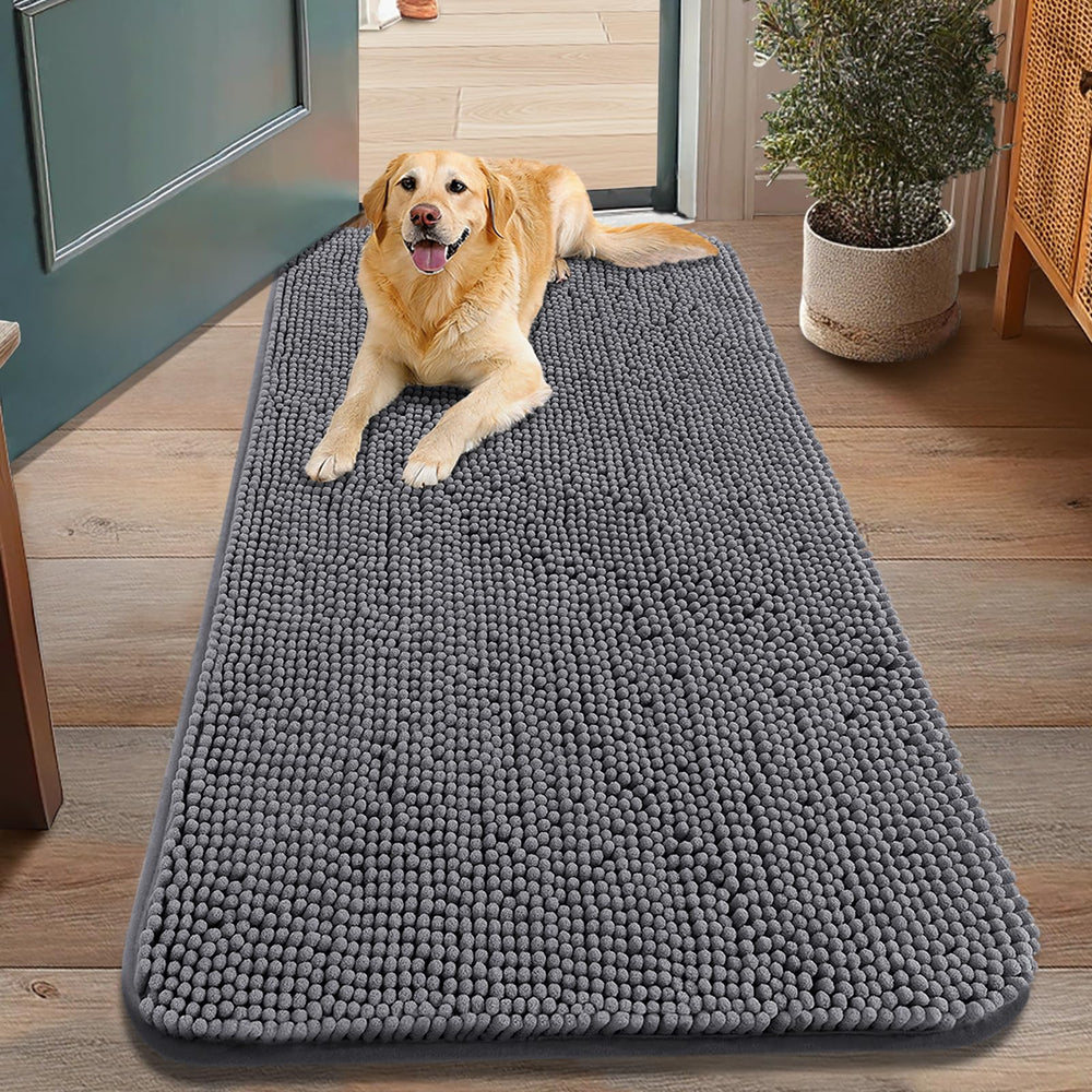 Smiry felpudo para perros, patas mojadas, absorbe humedad en la entrada