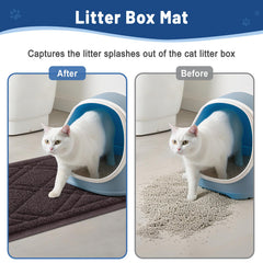 Smiry tapete duradero y cómodo protege patas del gato y el suelo.