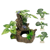 Smoothedo-Pets Betta: cueva con hamaca de hoja para refugio seguro