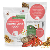 Snout and Shell Crabby Bug Blend emballage 28g idéal pour l'alimentation des hermites