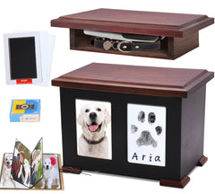 Sofunii urna para perro: huellas y kit de recuerdo para preservar memorias.