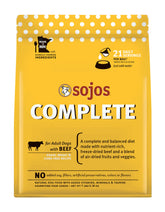 Sojos Receta de Res para perros adultos, bolsa de 7 libras, lista para rehidratar