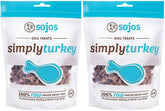 SOJOS croquetas de pavo para perros en empaque, ideal para entrenamiento.