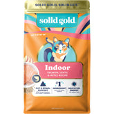 Solid Gold croquetas de salmón para gatos de interior, apoyo digestivo.