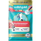 Solid Gold, alimento seco para perro, proteína de res para energía y músculo.