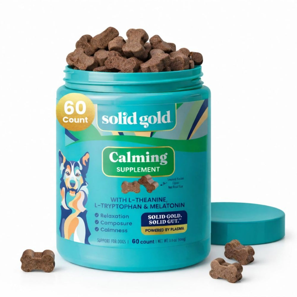 Solid Gold Calming Chews con melatonina para la relajación de tu perro