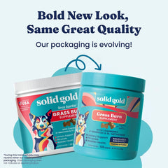 Solid Gold: masticables para perros que ayudan a un césped más verde.