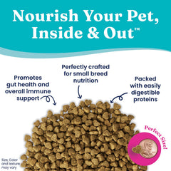 Solid Gold Mighty Mini: fórmula sin granos para perros sensibles y digestión suave.