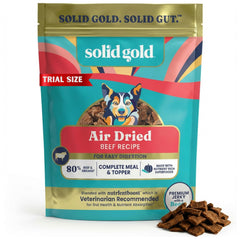 Solid Gold toppers-alimento-perro-seco-con-carne, ideal para realzar sabor y nutrición diaria.