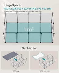 SONGMICS diseno-modular-expandible: se adapta a rincones y necesidades.