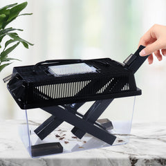 SORWATEE Tubos dispensadores para grillos, dosifica la comida con precisión.