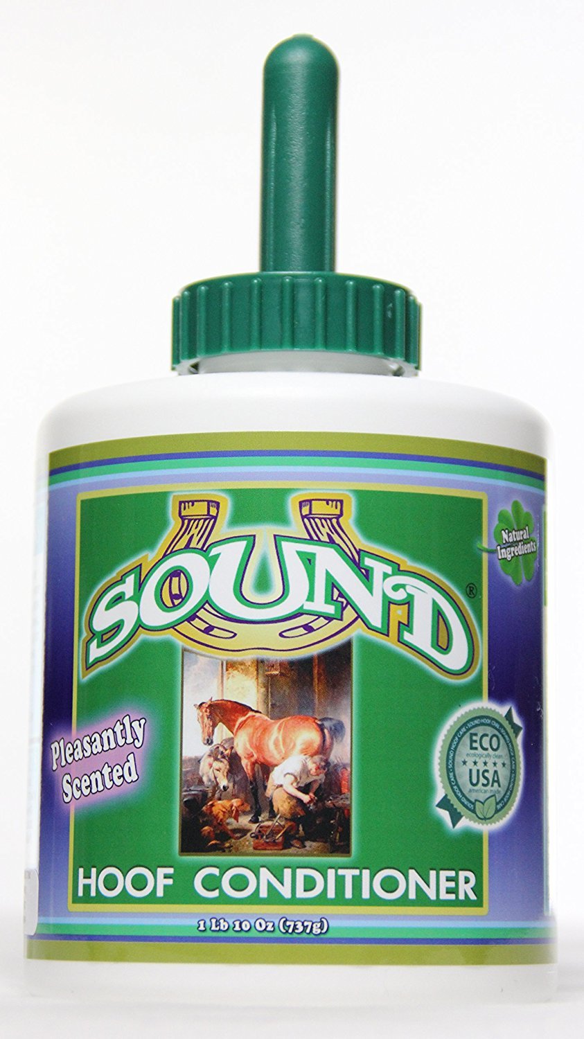 SOUND Hoof Conditioner, botella y aplicador para acondicionar cascos y mantener la humedad natural