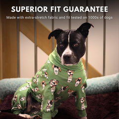 Spark Paws Pijama para perro abertura trasera en V facilita pausas