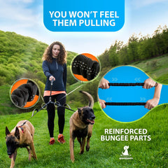 SparklyPets extensiones ajustables para dos perros permiten adaptar la longitud.